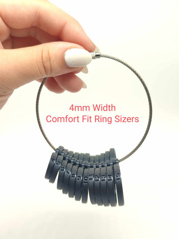 SureFit 4mm Comfort Fit Ring Sizer Set